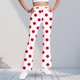 thumbnail image 1 of Pantalones largos con estampado para niñas, forrados de vellón para mayor calidez, pantalones largos casuales, leggings ligeramente acampanados, traje para niñas de 5 a 16 años., 1 of 6