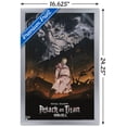 thumbnail image 3 of Attack on Titan: Season 4 - Key Visual 1 Wall Poster, 14.725" x 22.375" Framed, 3 of 6