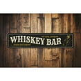 thumbnail image 2 of Old Whiskey Bar Novelty Decor, Metal Wall Sign - 4x18 Inches, 2 of 4