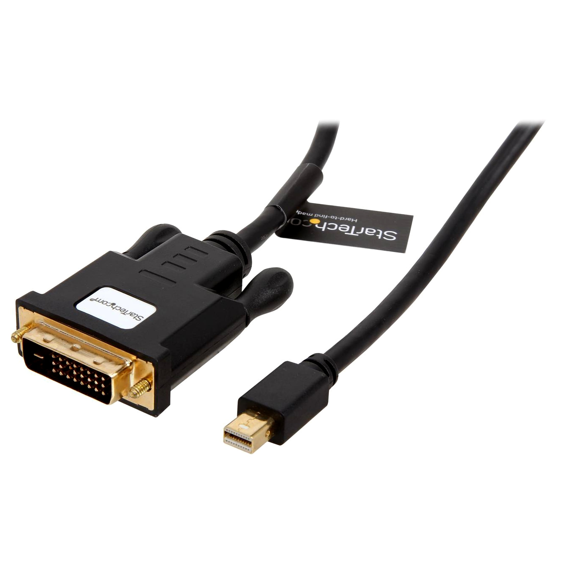 StarTech.com Model MDP2DVIMM3BS Mini DisplayPort to DVI Active Adapter Converter Cable - mDP to DVI 1920 x 1200 Male to Male