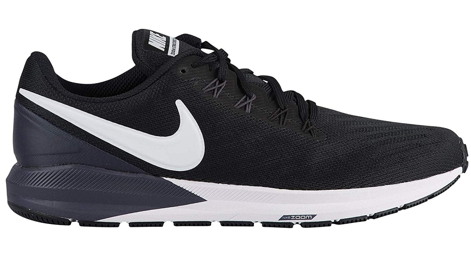 Nike nkAA1636 002 10.5 Men's Air Zoom Structure 22 Running Shoe  Black/White/Gridiron Size 10.5 M US ويلتون