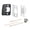 Black, variant on Polished Door Strikes Plate set with Quick Install Designs Lock Latches Reinforcement Hole Alignment for Home