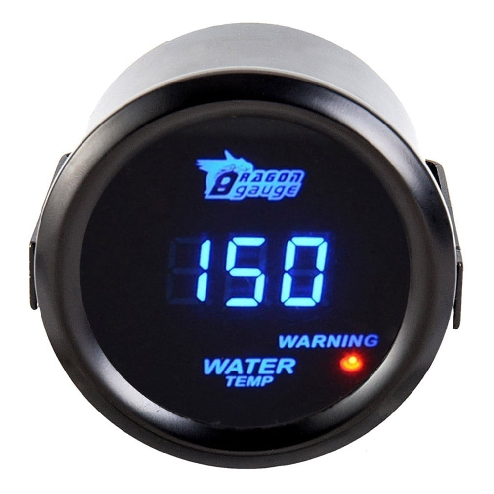 52mm 20‑150 °C 12V - Qiilu Water Temperature Gauge Digital LED Car Water  Temp Gauge Temperature Meter W/Sensor 52mm 20?150 ｰC for 12V Auto