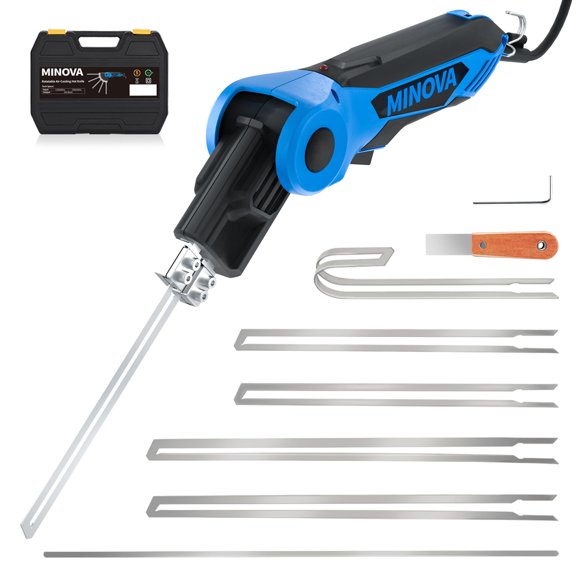 MAXXT Ponceuse Portative pour Cloisons Sèches 810 W, Ponceuse Électrique pour Murs, Ponçage Grossier et Fin, Vitesse Variable 1500-2800 Tr/min, Coussinet Amélioré, Aspiration Réglable,