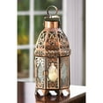 thumbnail image 2 of Gallery Of Light Copper Moroccan Candle Lamp, 2 of 4