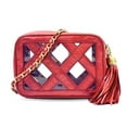 thumbnail image 1 of Pre-Owned CHANEL Chain Shoulder Bag in Red Lambskin with Tassel (Fair), 1 of 6