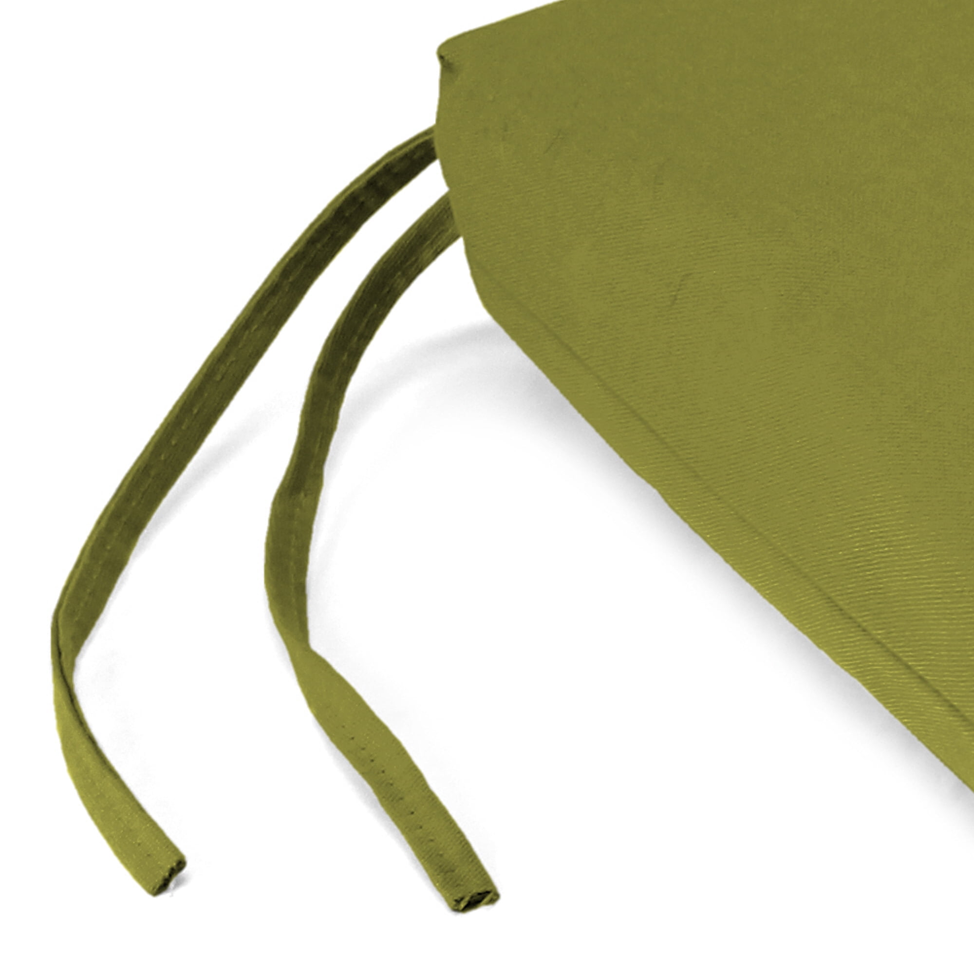 Jordan Manufacturing 48" x 18" Veranda Kiwi Green Solid Rectangular Outdoor Settee Swing Bench Cushion with Ties