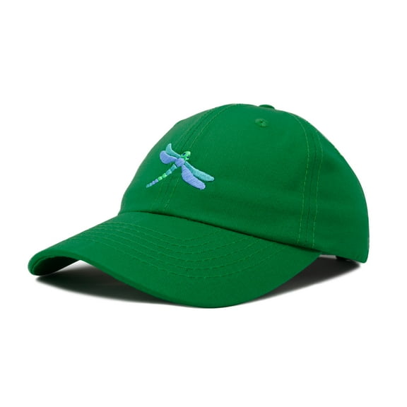 DALIX Dragonfly Womens Baseball Cap Fashion Hat in Kelly Green
