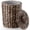 Black, variant on Tidita 2 Gallons Wicker Waste Basket - Water Hyacinth Bathroom Trash Can - Garbage Can with Lid Boho Style - Wicker Trash Can with Lid for Bedroom, Kitchen - Removable Liner, Handwoven (Black Color)