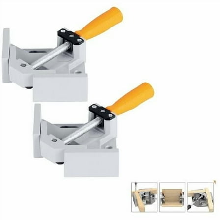 Pieces Angle Clamp, 90 Degree Perfect Angle Clamp, 2 Adjustable Handle, Clamping Vise for Carpentry Carpenter, Hand Tools