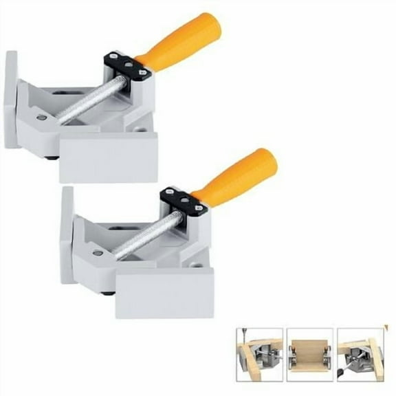 Pieces Angle Clamp, 90 Degree Perfect Angle Clamp, 2 Adjustable Handle, Clamping Vise for Carpentry Carpenter, Hand Tools
