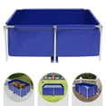 thumbnail image 2 of Aquarium Fish Water Tank Ornamental Swimming Pool Koi Breeding Pond 120*80*50cm/47.2*31.4*19.6inch, 2 of 12