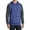 Heathered Deep Royal/ Heathered Charcoal, variant on Young Mens Lightweight Fleece Raglan Hoodie, Heathered Grey/ Heathered Charcoal, 4XL