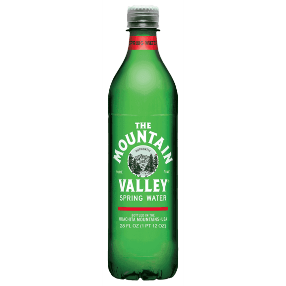 Mountain Valley Spring Water, 28oz PET Spring - pack of 4