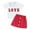 Red, variant on Bagilaanoe 2Pcs Toddler Baby Girls Spring Clothes Short Print Long Sleeve T-shirt Tops + Skirt 6M 9M 12M 18M 24M 2T 3T 4T Kids Casual Skirt Set