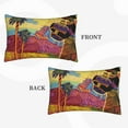 thumbnail image 4 of Naloa Beautiful African Woman Pillowcase, Throw Pillowcase, Wrinkle-Free, Stain-Resistant with Hidden Zipper for Bedroom Sofa - 16"x24", 4 of 9