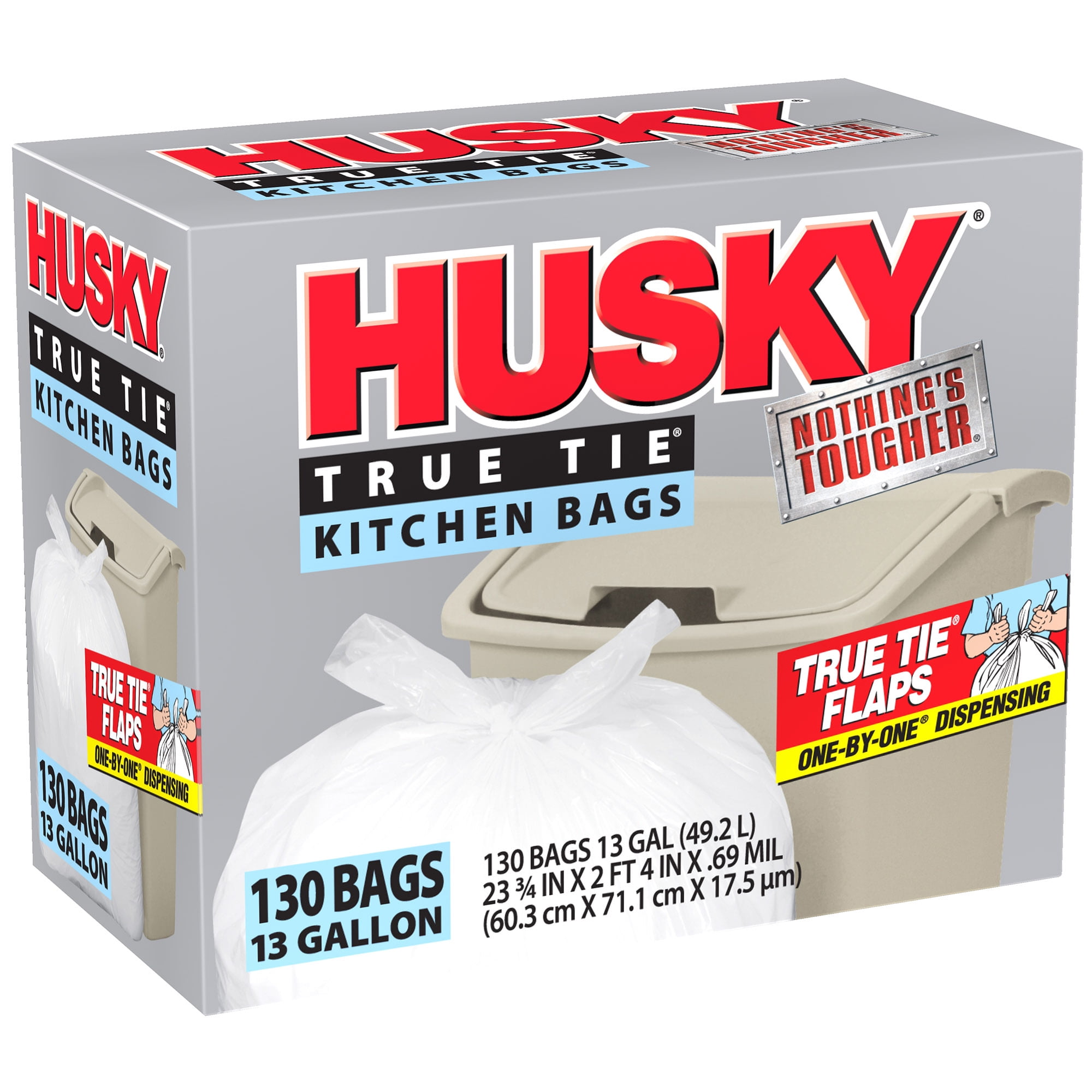 Husky Drawstring Kitchen 13 Gallon Trash Bags - Shop Trash Bags at H-E-B