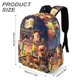 thumbnail image 3 of Max y los Caballeros de la Noche-theme Backpack, Campus style schoolbag Bookbag with Adjustable Shoulder Straps And Large Zip Compartment, Unisex Travel Bags.42x30x15cm, 3 of 6