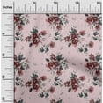 thumbnail image 2 of oneOone Cotton Poplin Light Pink Fabric Florals Craft Projects Decor Fabric Printed By The Yard 42 Inch Wide, 2 of 4