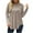 Coffee, variant on Long Sleeve Shirts for Women Casual Loose Pullover Sweaters Lightweight Crewneck Decor Side Button Tunic Tops Coffee XXL