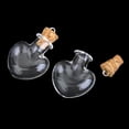thumbnail image 2 of 10x Vacío Botella de deseos Colgantes Corcho Soplado a mano Vial Collar Hugo  minibotellas, 2 of 8