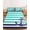 Turquoise, variant on King Size Fitted Sheet Set - Anchor Black 3 Piece Bedding Sets 16" Deep Pocket Fitted Sheet with 2 Pillowcases, Modern Navy Blue White Striped Nautical Brushed Microfiber Hotel Luxury Bed Sheets