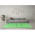 thumbnail image 3 of Ahgly Company Indoor Round Oriental Emerald Green Industrial Area Rugs, 4' Round, 3 of 4