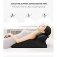 thumbnail image 6 of Perfect Position Ergonomic Contoured Support Pillow – Multi-Functional Memory Foam Lounger Cushion for Back Support, Couple Intimacy, Reading & Sleep, 6 of 7