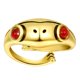 thumbnail image 1 of Anillos de joyería elegantes apilables de acero inoxidable para niña de aniversario E, 1 of 2