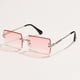 thumbnail image 4 of Gafas de sol Zulema Sin montura Cuadradas Lente rosa, 4 of 7