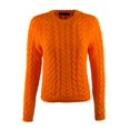 thumbnail image 4 of Polo Ralph Lauren Women's Aran-Knit Crewneck Sweater-SO-XS, 4 of 4