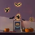 thumbnail image 1 of Letrero de Puerta Colgante con Luces Led de Halloween a Pilas | para Interiores y Exteriores (Jardín/Patio) | Plástico Negro | 20X7,6 Cm, 20X20 Cm, 20X15,5 Cm, 20,5X20,5 Cm | 200 G | Decoraciones de, 1 of 6