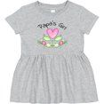 thumbnail image 3 of Inktastic Papa's Girl Heart Flowers Girls Baby Dress, 3 of 5