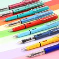 thumbnail image 5 of Para juego de pluma estilográfica creativa Ef Nib negro/azul bolsas de tinta incluidas para Ideal para, 5 of 5