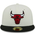 thumbnail image 2 of Men's New Era x Staple  Cream/Black Chicago Bulls NBA x Staple Two-Tone 59FIFTY Fitted Hat, 2 of 5