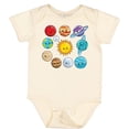 thumbnail image 3 of Inktastic Happy Sun Moon and Planets Boys or Girls Baby Bodysuit, 3 of 5