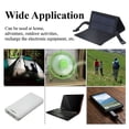 thumbnail image 3 of Panel Solar Portátil, 10W 5V Panel Solar Plegable Panel Solar Cargador Panel Solar Plegable IP65 Tablero De Cargador Solar Plegable Para Acampar Senderismo, 3 of 7
