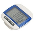 thumbnail image 1 of Calorie Distance Counter, Multi Function Walking Pedometer Lightweight Support Unit Switching Portable Large LCD Display with Clip for Seniors for Workout, 1 of 8