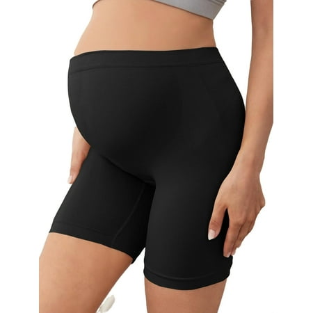 

Maternity Leggings Biker Shorts Black S
