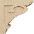 thumbnail image 3 of 11"W x 22"D x 22"H Classic Mayflower Rough Cedar Woodgrain TimberThane Corbel, Primed Tan, 3 of 6