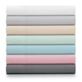 thumbnail image 5 of Luxe Cotton Percale Crisp and Cool Sheet Set, Full, Sand, 5 of 6