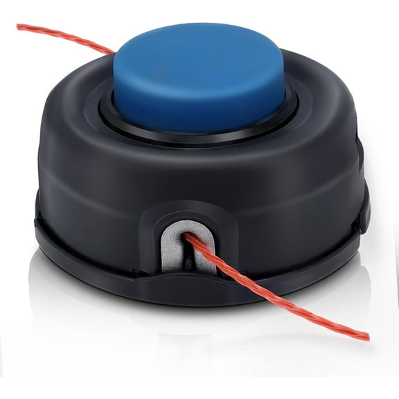 T35 Trimmer Head for Husqvarna 525L 522L 525LS 535LS 535LST 326L 324L 223L 224L 323L 325LX Trimmer Weedeater Head Prewound with .095-Inch Line Replace 537388101 (M10*1.25LH)