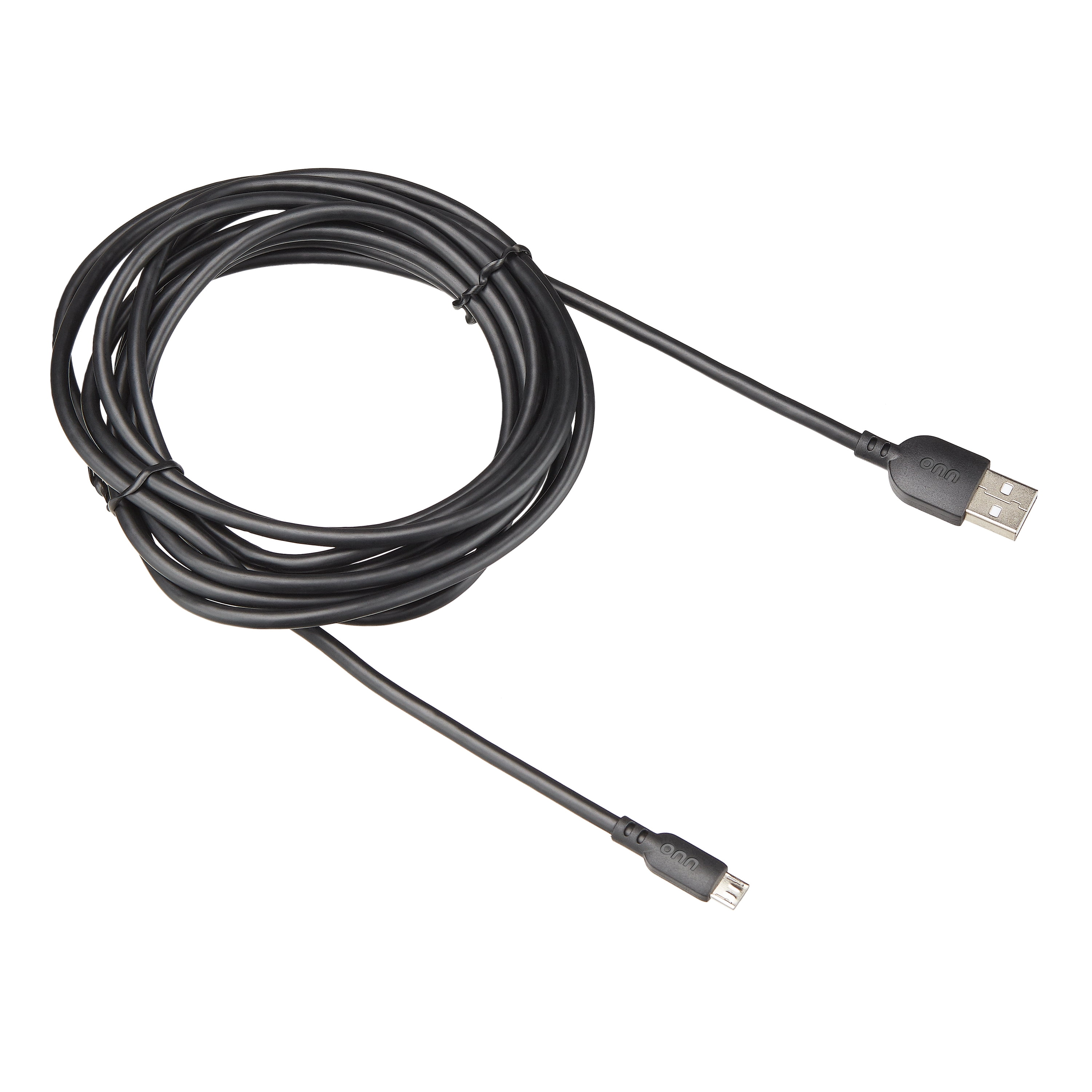 (2 pack) onn. 10' Micro Cable Black 1 Pack