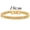 Golden 19cm, variant on Hip-hop stainless steel 6MM snake chain bracelet, fashionable and unique titanium steel bracelet