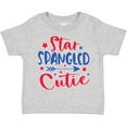thumbnail image 3 of Inktastic 4th of July Star Spangled Cutie with Blue and Red Stars Boys or Girls Toddler T-Shirt, 3 of 5