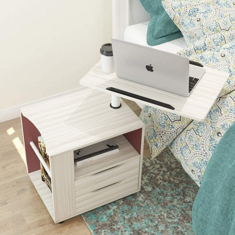 Movable bedside table deals