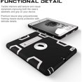 thumbnail image 3 of Case for iPad Mini 5 (2019), Slim Duty Drop Proof Shockproof Protective Armor Cover with Built-in Stand for Apple iPad 7.9 Inch 2019 Release (Black+Grey), 3 of 14