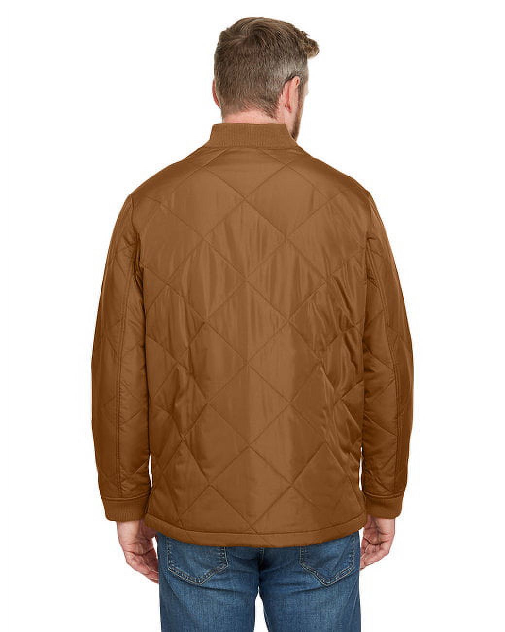 Adult Dockside Insulated Utility Jacket - DUCK BROWN - 4XL - image 2 of 3