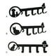 thumbnail image 5 of Bearachild Porta llaves montado en la pared, compacto y con gran capacidad de carga, para todos los ajustes, tamaño compacto y elegante Almacenamiento y organización del hogar Negro25.5×7×3.5cm, 5 of 6