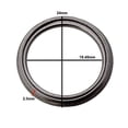 thumbnail image 3 of (25 Pack) M18 Metal Crush Washer, Oil Drain Plug Gasket - Replaces Toyota 12157-10010, 3 of 5